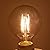 Maxxima G25 LED Light Bulb Globe Filament Bulb - 40 Watt Equal, 500 Lumens 2700K Warm White, E26 Standard Edison Vanity Bulb, Great for Kitchen, Living Room, and Bathroom, Non-Dimmable, 120V - 6 Pack