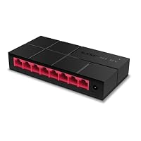Mercusys MS108G 8-Ports Gigabit Netzwerk Switch, LAN Switch Ethernet Splitter, Plug-and-Play, Unmanaged, Lüfterlos (Packung mit 2) – Ansicht 2