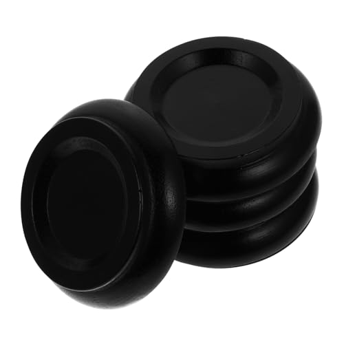 ifundom Grand Piano Accessories 4 Pack Solid Wood Floor Mats Caster Cups for Soundproofing