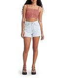 Mit einem 25 cm hohen Bund Levi\'s Damen 80s Mom Shorts,Short Notice,32W