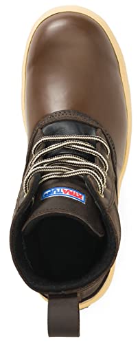 Xtratuf Men's 6In Casual Over-The-Ankle Waterproof Slip-Resistant Arch Support Legacy Full Grain Leather Boots Chelsea, Chocolate, 11 #TOP4