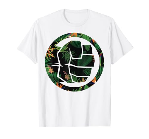 Image of Marvel Avengers Hulk Fist Symbol Graphic T-Shirt