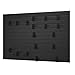 Gun Wall Mount Display Heavy Duty Adjustable Indoor Gun Rack Wall Rack Storage System Suitable for Rifles Storage Modular Firearms Gun Wall Gear Accessories Organizer for Helmet Vest Belt Police Gear