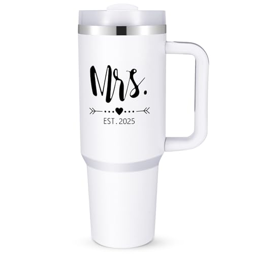 Mr & Mrs Tumblers, Mr and Mrs EST 2025 Stainless