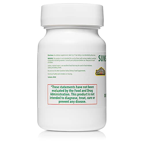 Image of Sunshine Valley Lactose Powder (Milk Sugar), Fine White Powder, 1 oz