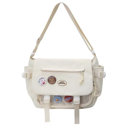 Cute Medium Messenger Bag, Casual Crossbody Bag for Women Aesthetic Bag Ita Bag Tote Shoulder Purse