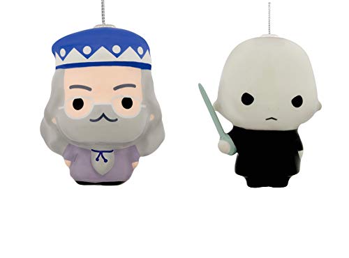 HallmarkHarry Potter Lord Voldemort & Albus Dumbledor Decoupage Christmas Ornament Set