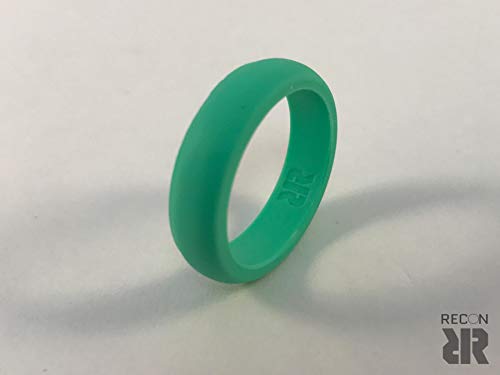 Women's Aqua Silicone Wedding Ring4