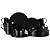HaWare Dinnerware Sets, 16-Piece Stoneware Dinner Plates and Bowls for 4, Matte Dishes Mug, Chip & Scratch Resistant, Microwave & Dishwasher Safe - Frosting Black
