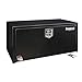 Buyers Products Black Steel Underbody Truck Box w/ T-Handle Latch (18x18x36 Inch)