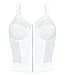 Exquisite Form womens Exquisite Form Fully Women's Front Close Longline Posture #5107530 Bra, White, 36B US