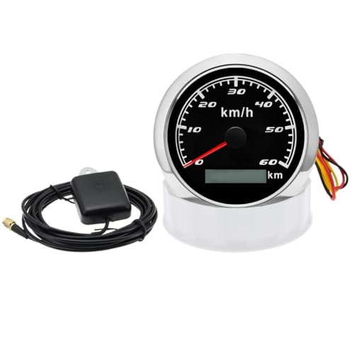 85mm GSP Xs[h[^[  {[gp 12V 24V Aeit 7FobNCg sv 0~200KMH Xs[hQ[W fW^Xs[h[^[(GPS 60KMH BS)