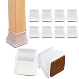 ✨ Tamaño común: para pata de silla con una longitud cuadrada de 28-45 mm y una circunferencia de 112-180 mm. Consejo: Mida las patas de los muebles antes de comprar y elija el tamaño correcto.