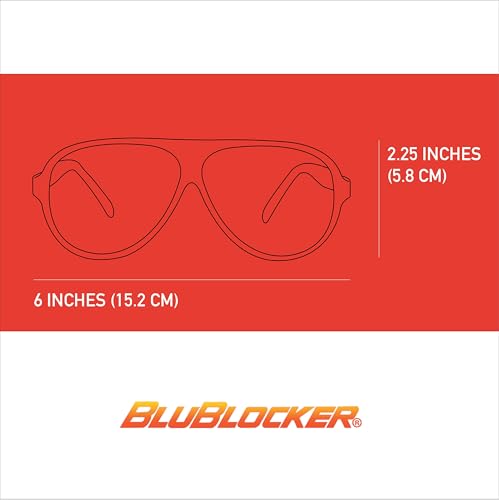 Image of BluBlocker Original Aviator Sunglasses | Retro | Blocks 100% of Blue & UV light | For Men & Women | Reduce Glare & Eye Stress