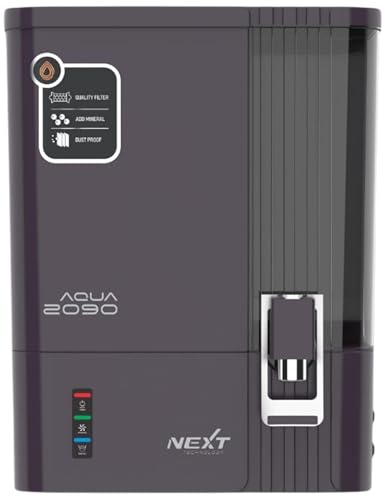 Image of ISO Certified | 2000 TDS | Aqua 2090 Zinc Copper Alkaline RO Water Purifier | 10 Liter Storage | RO + UV + Zinc + Copper + Alkaline + TDS Control | Best For Home and Office (Deep Purple)