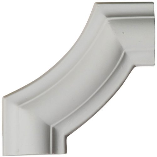 Ekena Millwork PML04X04AS-CASE-8 Ashford Smooth Corner (8-Pack) Panel Moulding, 4" W x 4" H x 1/2" P, Primed