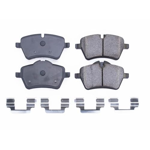 Image of PowerStop Front Brake Pads for Mini Cooper 2006-10 |Cooper 2012-15 |Cooper Countryman 2011-16 |Cooper Paceman 2013-16 - Z17 Ceramic Brake Pads with Installation Hardware, 17-1204