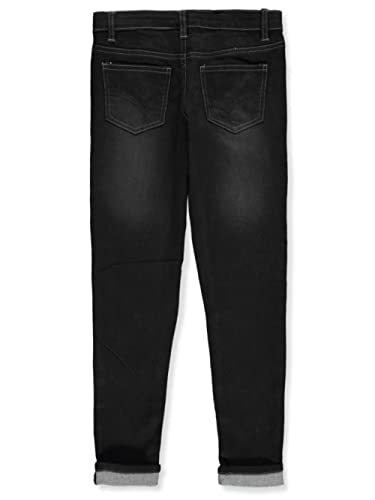Real Love Girls' Dark Stitch Jeans - Black, 63