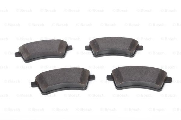 Plaquettes De Frein Avant Bosch BP1222 - Jeu De 4 Plaquettes Sans Cuivre | Réduction Bruit Et Poussière | Certifié ECE-R90