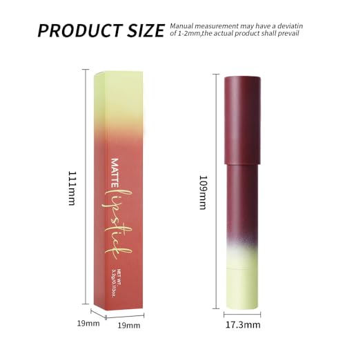 Image of Wine Berry Matte Lip Liner Pencil - Smooth & Moisturizing Lip Pencil for Precise Contour, Rich Color Payoff, Lightweight Everyday Lip Makeup, Twist-Up Design,06#