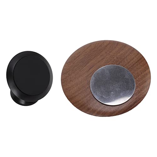 Espresso-Shot-Spiegel für Bodenlosen Siebträger, Reflektierender Spiegel Zur Beobachtung der Kaffeedurchflussrate, Multidirektionale Rotation, Sichtbare Kaffeeextraktions-Beobachtungsspiegel, Walnuss-