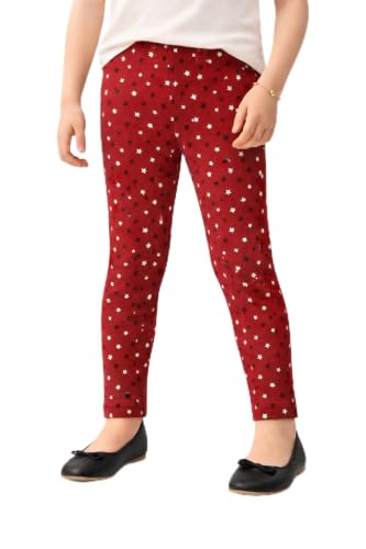 Image of Amazon Brand - Symbol Girl's Cotton Jersey Stretchable Leggings | Ankle Length | Aged 2-14 Years