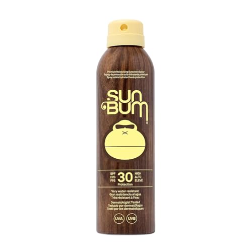 Sun Bum Original SPF 30 Sun Cream Spray Moisturizing Sunscreen with Vitamin E Vegan and Reef Friendly Broad Spectrum UVA/UVB Protection 200ml