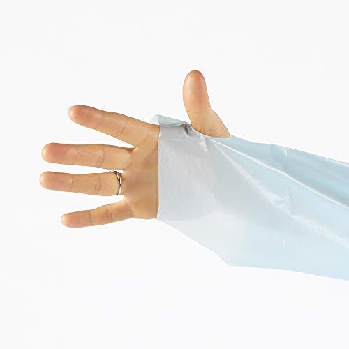 Hand2Mind Polyethylene, Level 1, Disposable, Non-Surgical Isolation Gowns, Blue, Bag Of 15 #TOP7