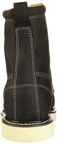 Golden Fox 8" Men's Moc Toe Wedge Comfortable Leather Work Boots, Goodyear Welt Construction, Industrial, Ironworker3