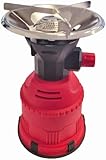 Gazcamp Campingkocher Gaskocher Piezozündung 1,2 kW für 190g Gaskartusche Stechgaskartusche Shisha Kocher Kohleanzünder (Gaskocher Einzeln)