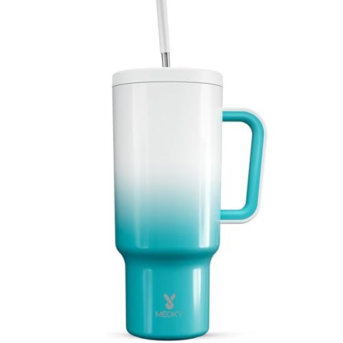 Meoky �X�g���[�t���^���u���[ ��e��900ml �X�e�����X �^��f�M�ۉ��ۗ� �W�t�� �����t�� ���� �A�E�g�h�A �L�����v �h���C�u �I�t�B�X ���q �j�� �l�C ����Ԃ�[ �H��@�� �M�t�g (���O���f�[�V����, 900ml)