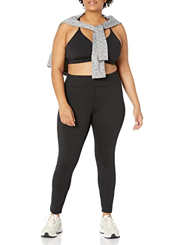 Amazon Essentials Women's Build Your Own Mid Waist Full Length Leggings (Available In Plus Size) (Previously Core 10), Black, 1X #TOP6