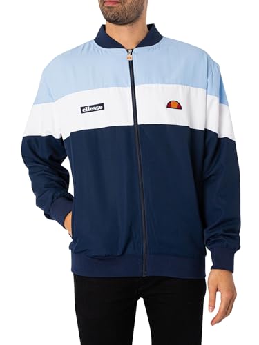Chaqueta de pista Ellesse Brolo de punto elástico con cuello alzado y manga larga para caballero