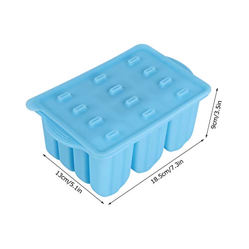 Molde de sorvete, molde de silicone ecológico, pudim limpo para escritórios, casas de leite e gelo