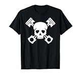 Crossed pistons skull T-Shirt