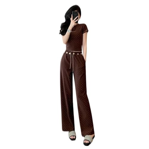 Conjunto de dos piezas y pantalones palazzo para brillar en tus tardes de terraza y paseos urbanos