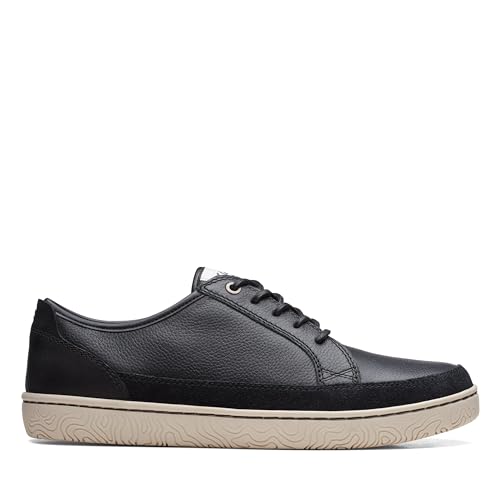 Image of Clarks Mens Clarks Hodson Lace Navy Leather Boat Shoe