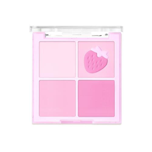 Image of Dasique Blending Mood Cheek #06 Berry Smoothie | 4 Blendable Shades | Pressed Powder Blush Palette for Cheeks | Silky & Soft Blur Finish | Lightweight Blush for Cheeks | Korean Makeup | Vegan