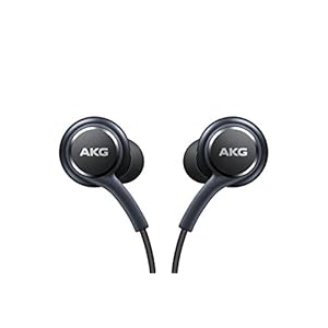 SAMSUNG Earphones Corded Tuned by AKG (Galaxy S8 and S8+ Inbox replacement), Grey
