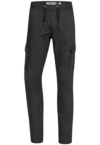 Indicode Hommes Broadwick Pantalon Cargo en Coton avec 6 Poches Black X-Large - Image 7