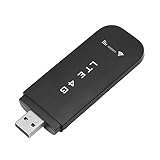 Cuifati 4G Mobiler WLAN-Hotspot, Tragbarer LTE-Router mit WLAN-Hotspot für 10 Geräte, Hochgeschwindigkeits-Downstream mit 150 Mbit/s, Stabiles Signal für Europa, Asien, Afrika, Naher (Black)