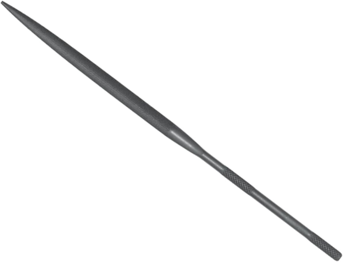 Box of 12 6-1/4 Inch 1/2 Round Cut 0 Grobet Swiss Pattern Needle Files