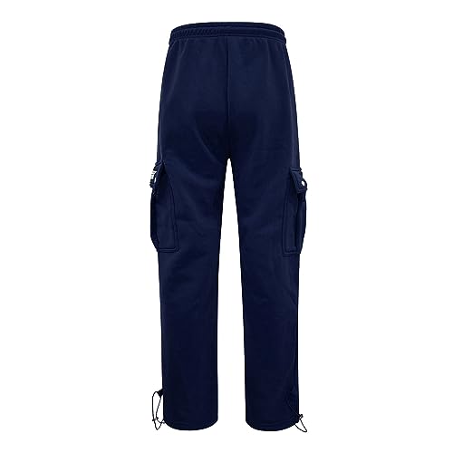 Pantalon pour hommes grands et grands à taille ample et cordon réglable