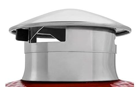JEOWK Stainless Steel Chimney Vent Cap for Kamado Joe Grills