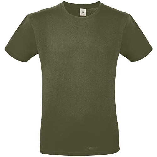 B&C Mens #E150 Tee - Urban Khaki - XS