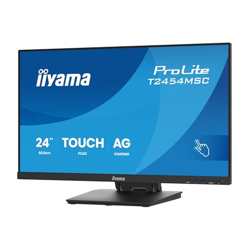 Image of Iiyama TFT T2454MSC 60.5cm Pcap 24'' /1920x1080 /hdmi /dp /2xusb /touch [energieklasse E] (t2454msC-B3ag)