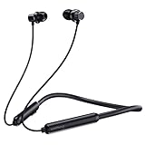 1MORE omthing Wireless Headphones, Bluetooth 5.0 Neckband Headphones,Earphones with Microphone for Sports, Premium Sound, 12H Playtime, Black