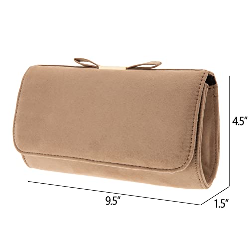 Image of JNB Faux Microsuede Envelope Clutch