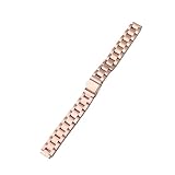 【Fermoir pliable sécurisé】 Bracelet de montre universel en acier inoxydable, doté d'un fermoir pliable à fonctionnement fluide qui reste fermement fermé lors d'une utilisation quotidienne tout en permettant une mise en place et un retrait rapides et faciles.