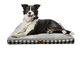 Pethippie Orthopedic Dog Bed Mattress, Egg-Crate Foam Dog Beds for M/L/XL - Designed Deluxe Flannel